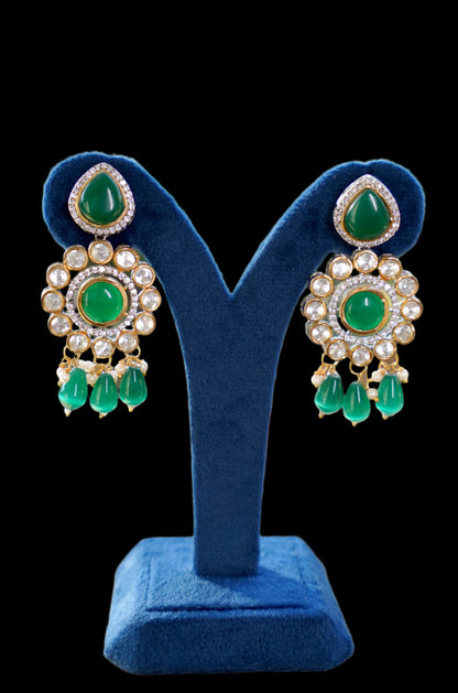 Emerald Zoya Bloom Choker Jewellery Set