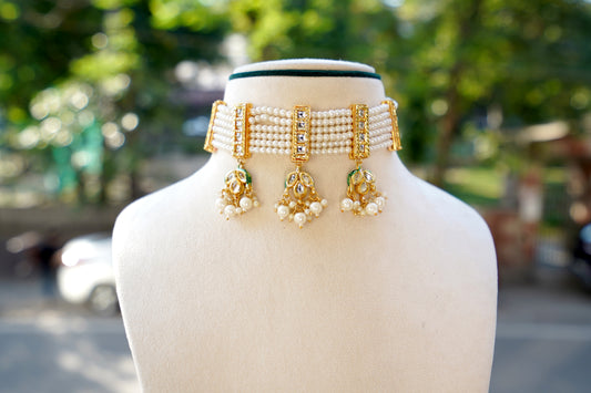 Ivory Kundan Choker