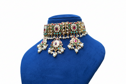 Navratan Devika Royale Jewellery Set