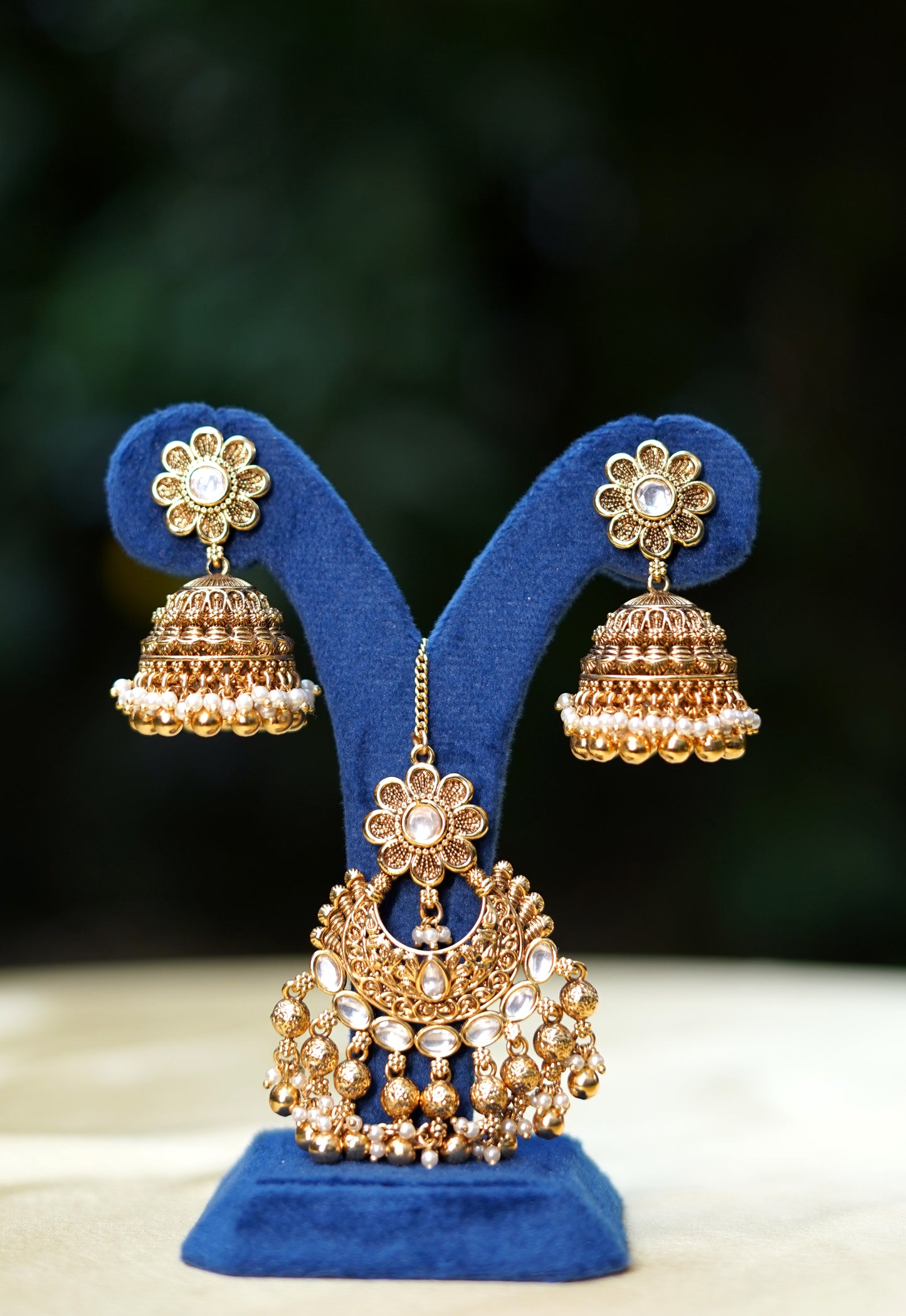 Golden Gharana Jewellery Set