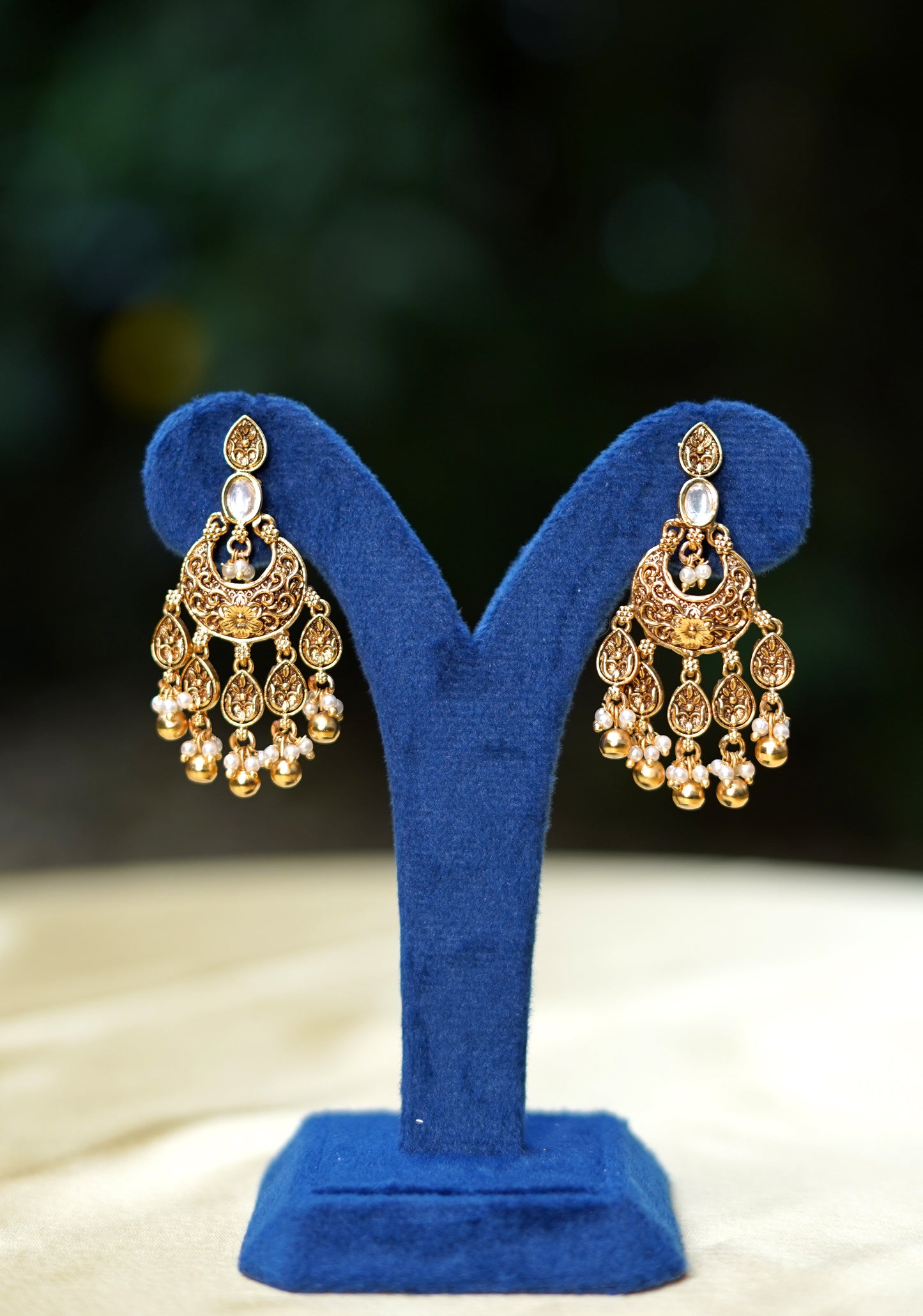 Golden Tarash Jewellery Set