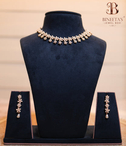 Elvina Pearl Necklace Set