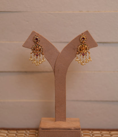 Sharvani Temple Necklace Set