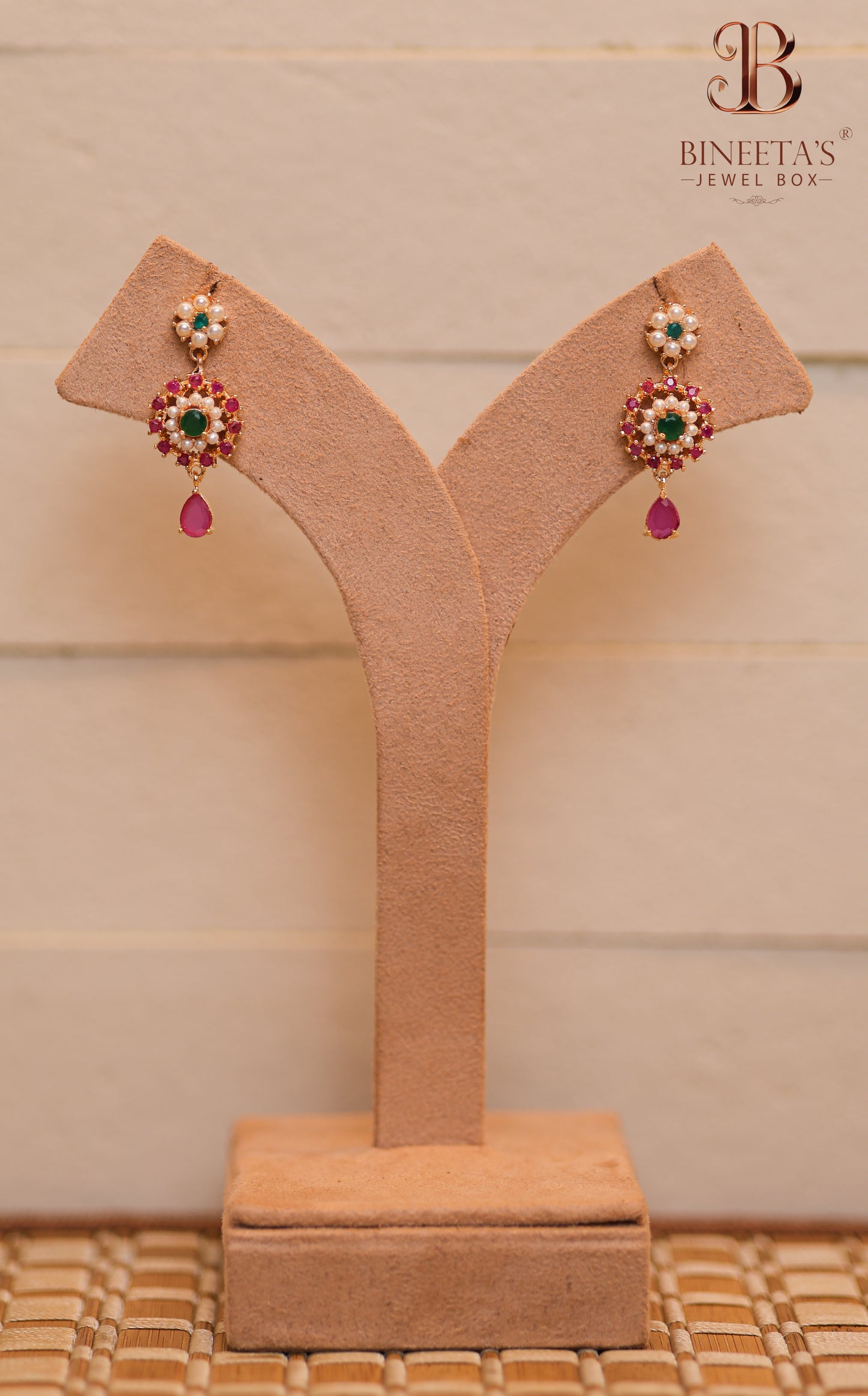 Ruby Radiance Necklace Set