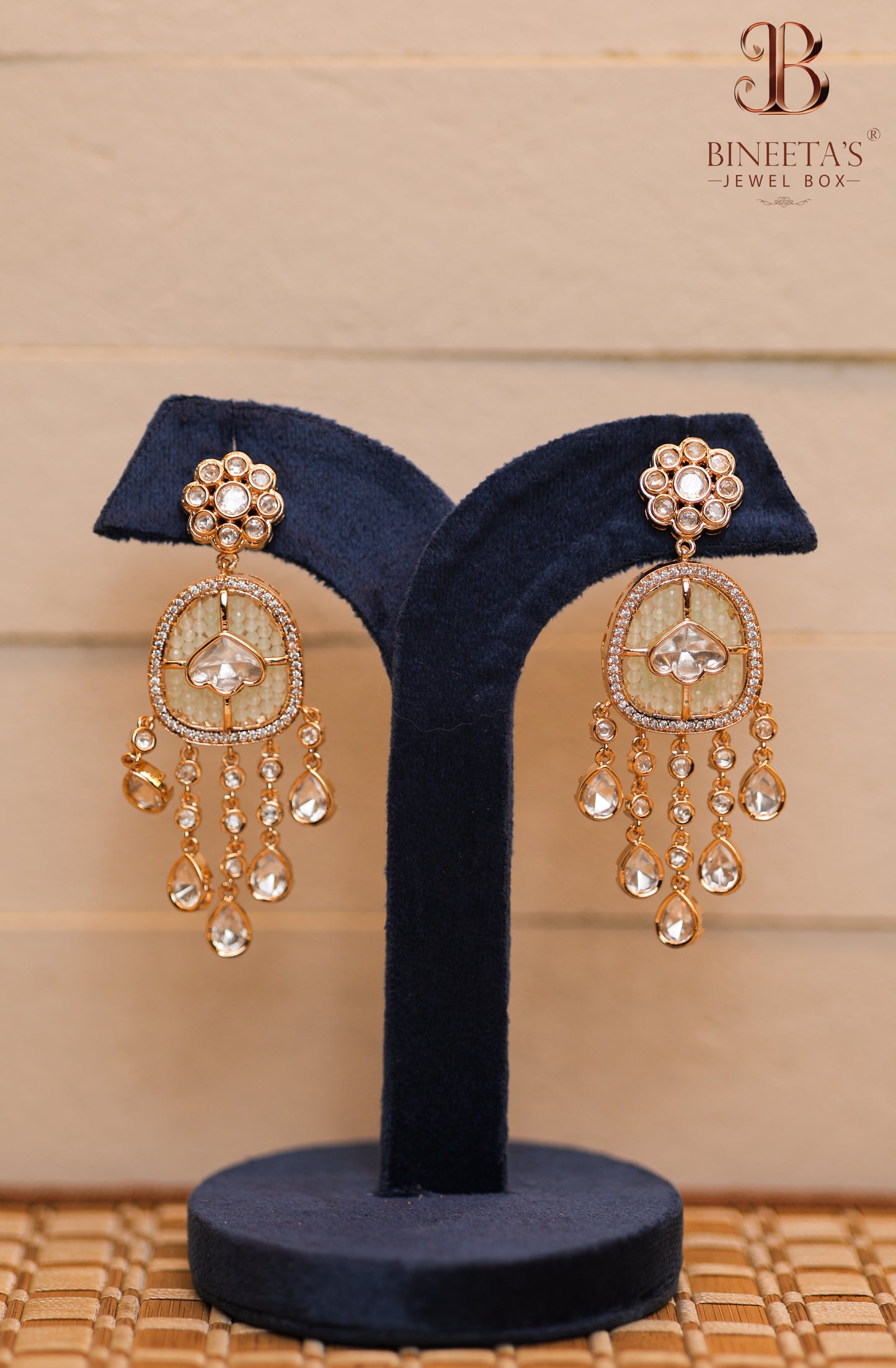Mint Tara Kundan Jewellery Set