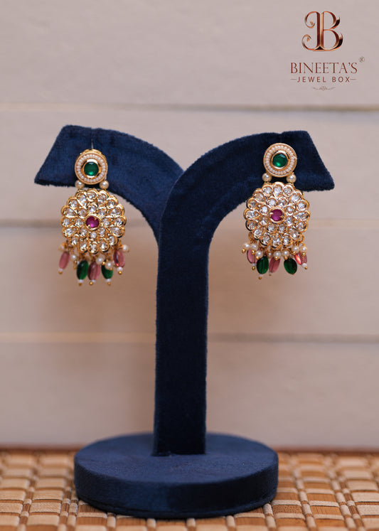 Gulzar Kundan Earrings