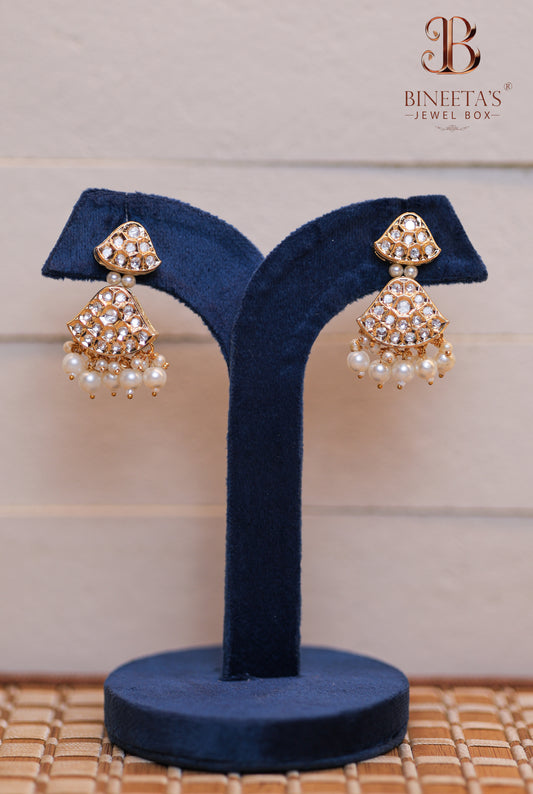 Pearl Mayuri Earrings