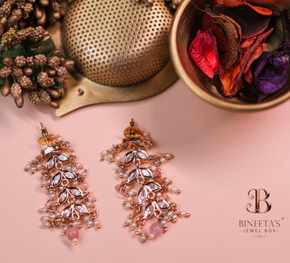 Pink Mint Gulbahar Grace Jewellery Set