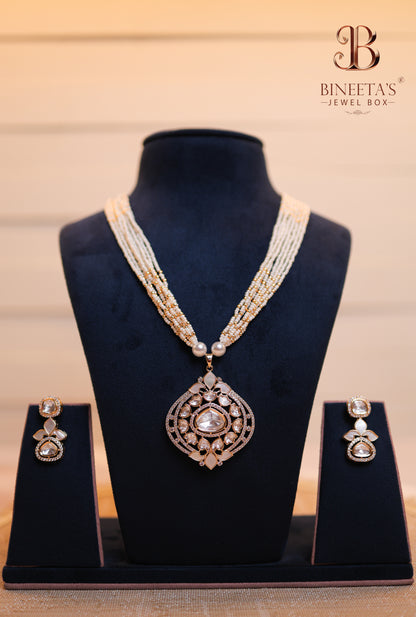 Rajvanshi Pearl Jewellery Set