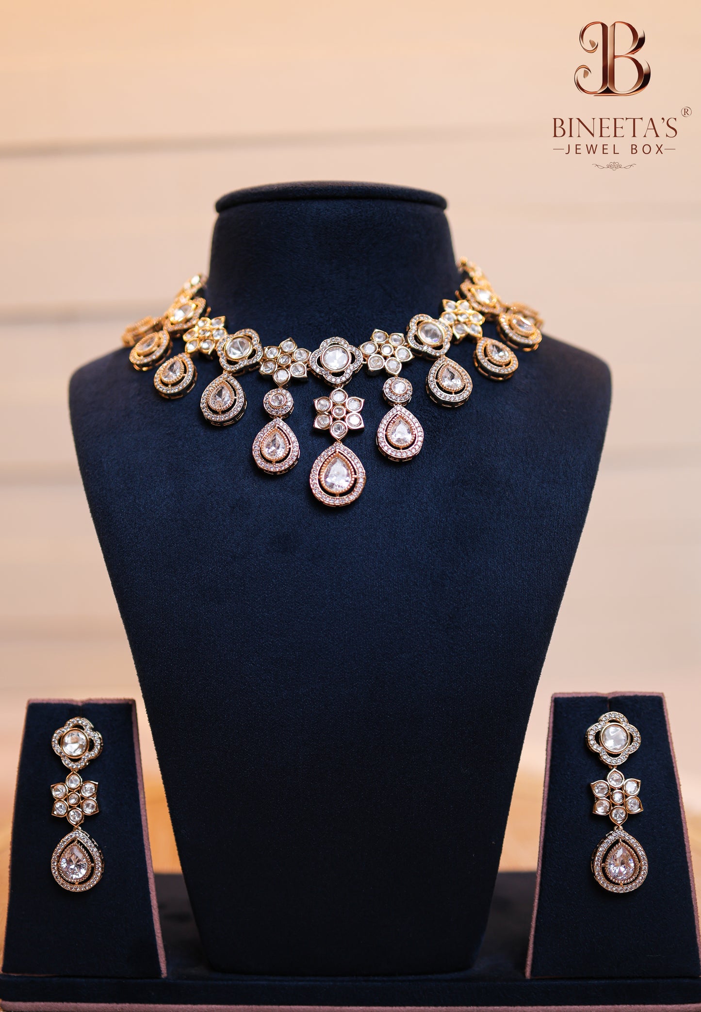 Noorani Kundan Glow Jewellery Set