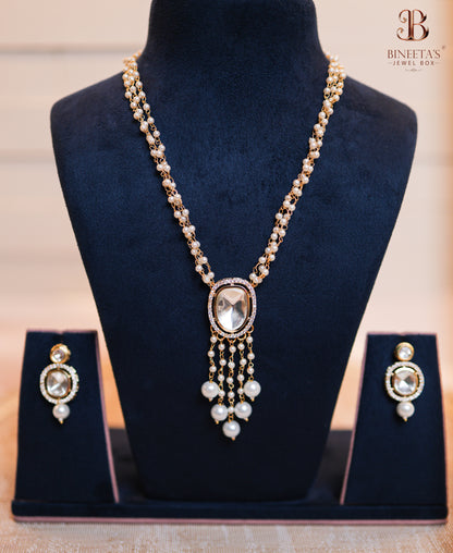 Noorani Pearl Drop Jewellery Set