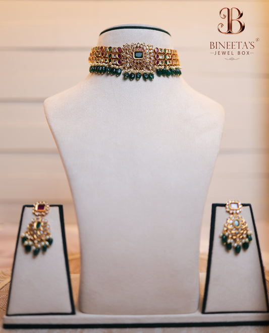 Ishara Kundan Choker Set