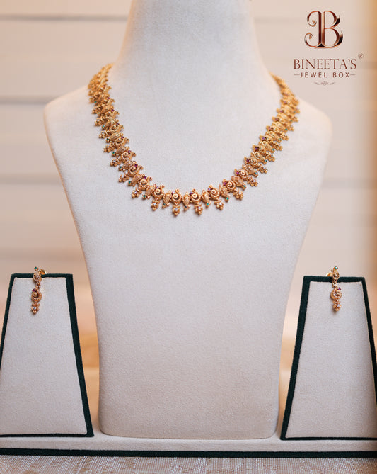 Antara Temple Necklace Set