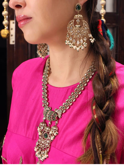 Shyara Emerald Green Jewellery Set