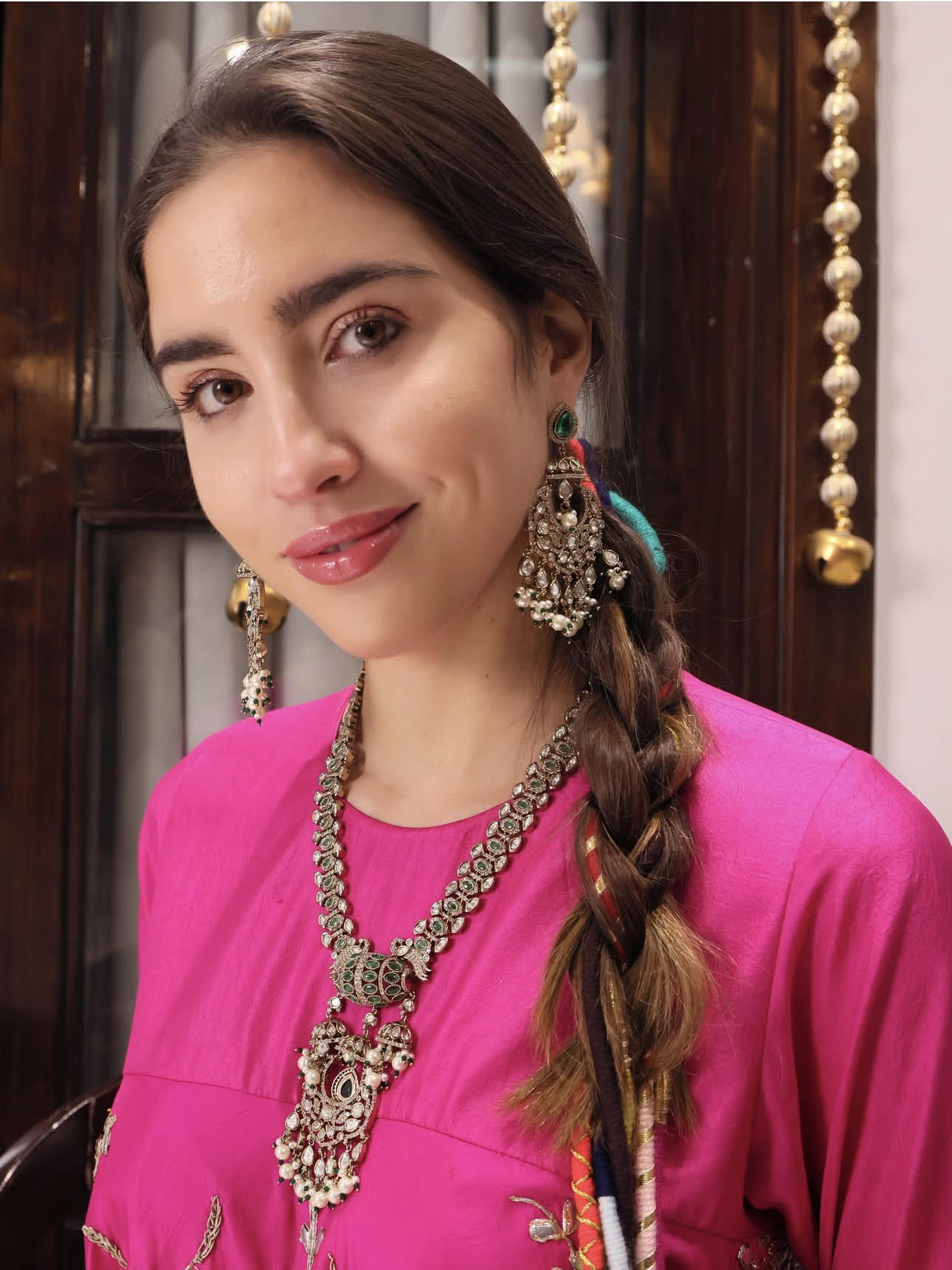 Shyara Emerald Green Jewellery Set
