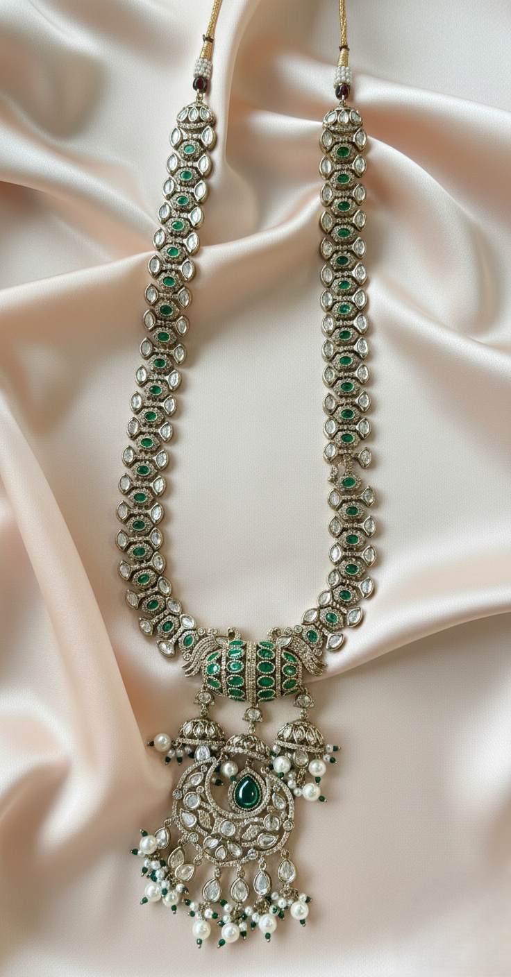 Shyara Emerald Green Jewellery Set