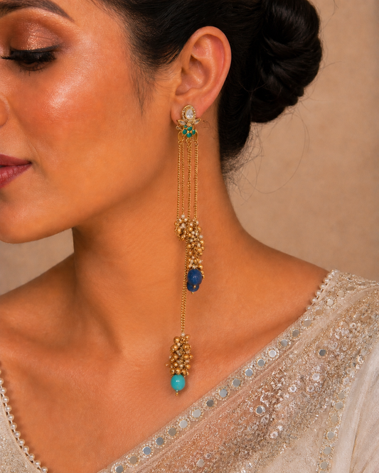 Aashvi Sahara Feroza Earrings