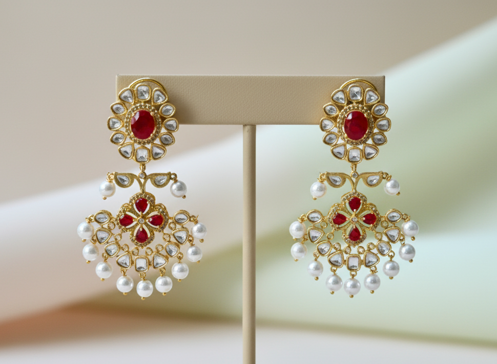 Ruhani Ruby Earrings