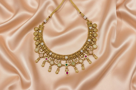 Aurelia Heritage Golden Necklace Set