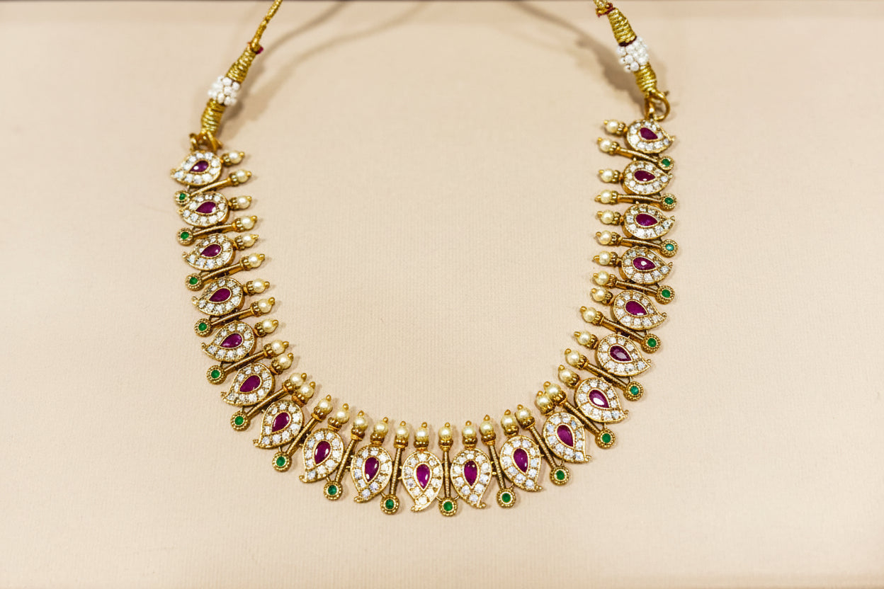 Ruhani Ambi Paisley Necklace