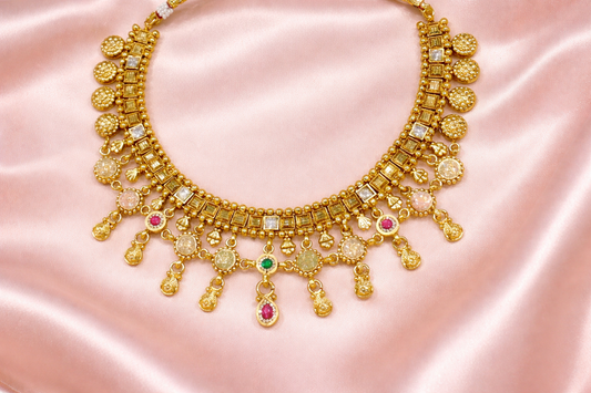 Aurelia Heritage Golden Necklace Set