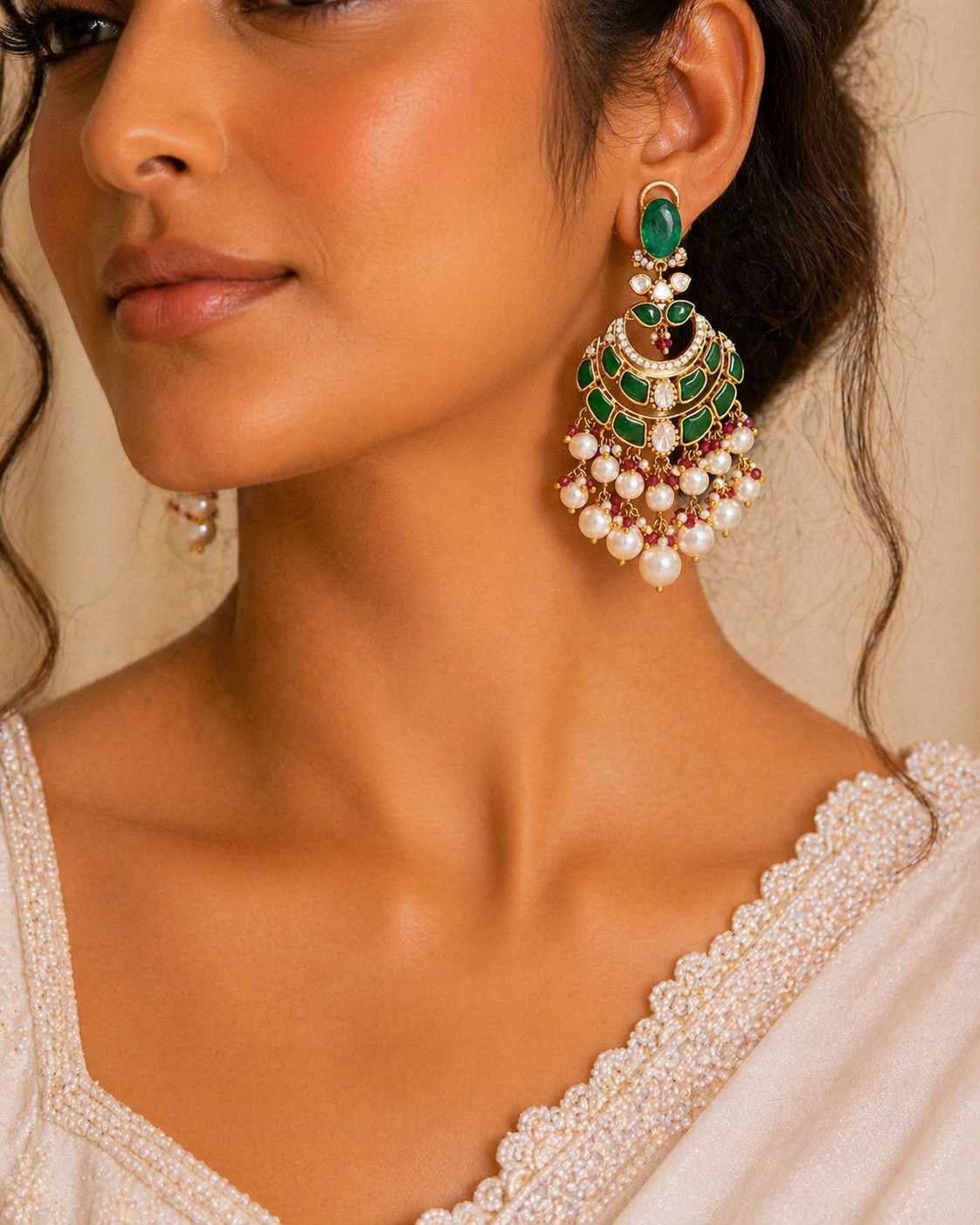 Ishaani Emerald Chandeliers