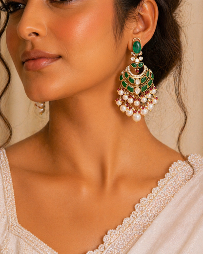 Ishaani Emerald Chandeliers