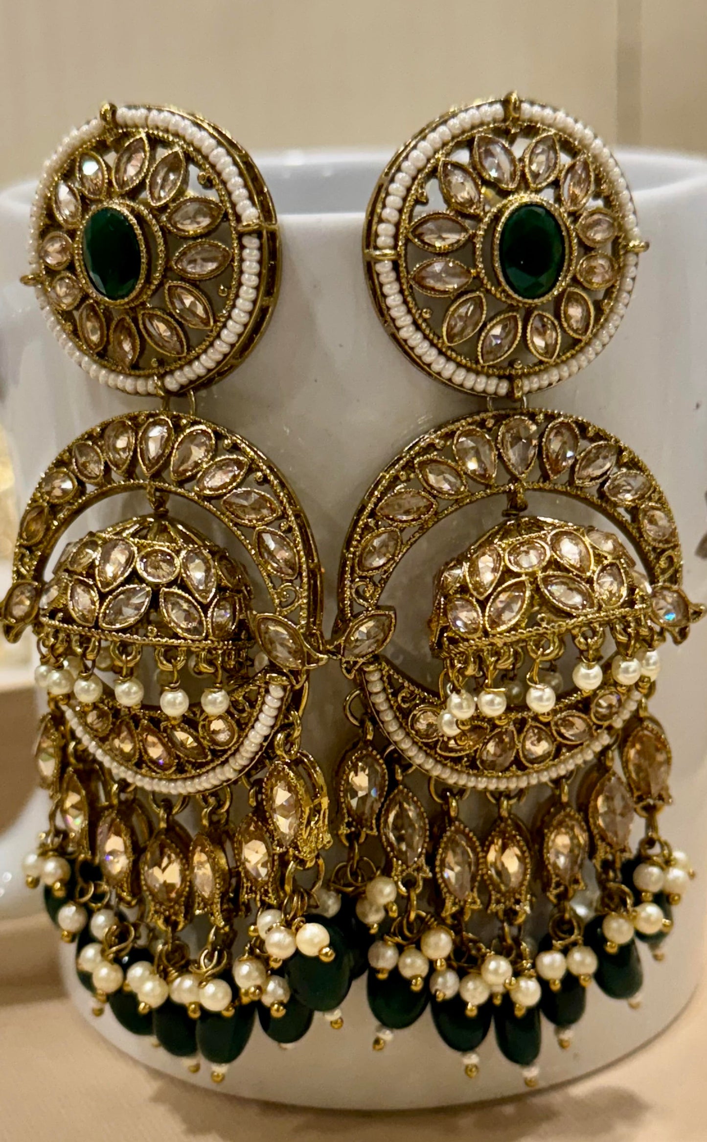 Aarzu Emerald Jewellery Set