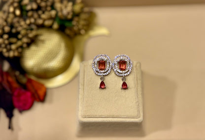 Scarlet Halo Pendant Set