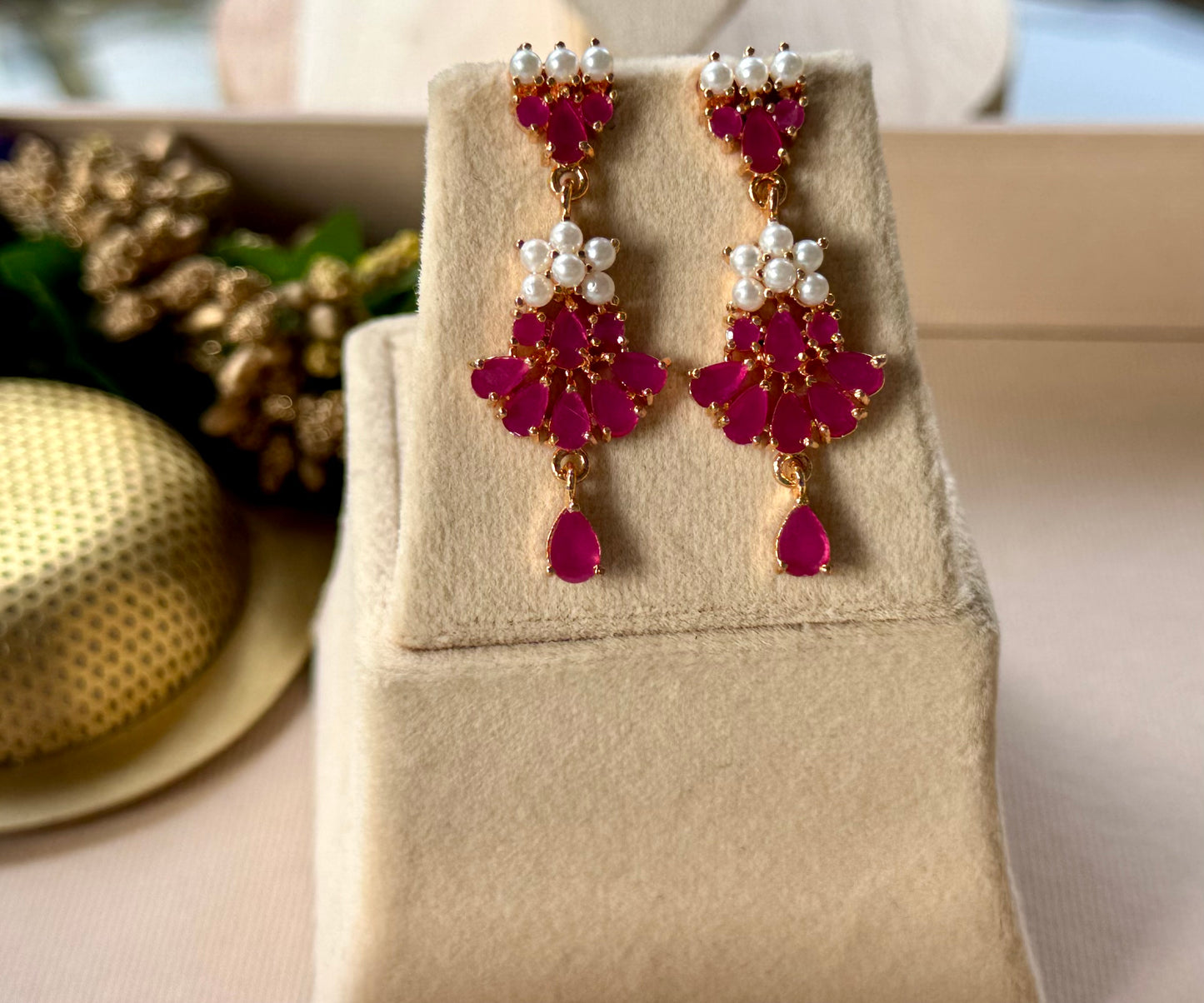 Arnika Ruby Pearl Set