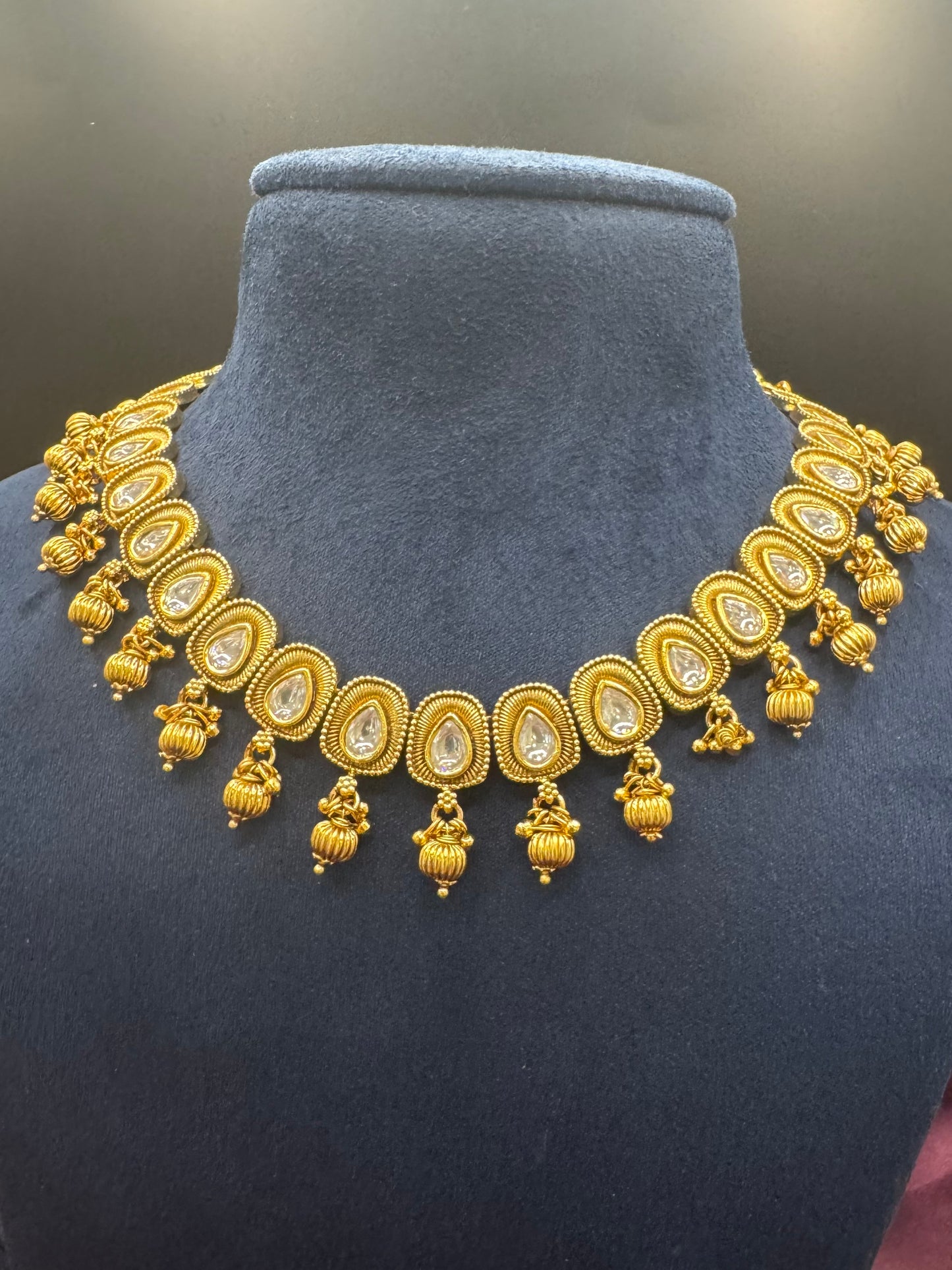 Vedica Radiance Golden Jewellery Set