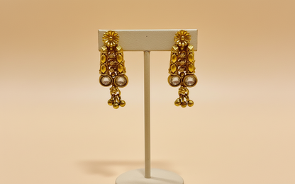 Golden Rivya Rose Jewellery Set