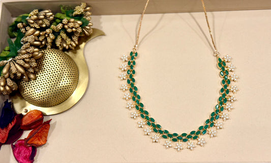 Emerald Bloom Jewellery Set