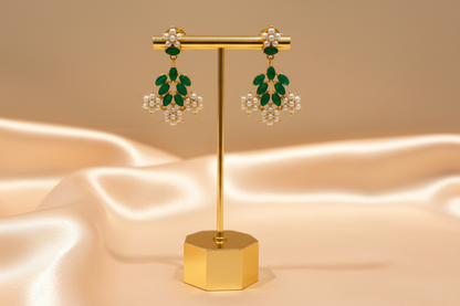 Emerald Bloom Jewellery Set