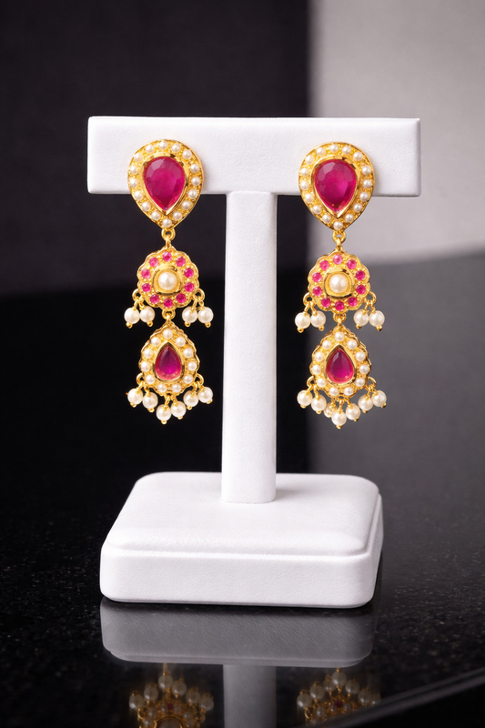 Ruby Mehvah Jadau Jewellery Set