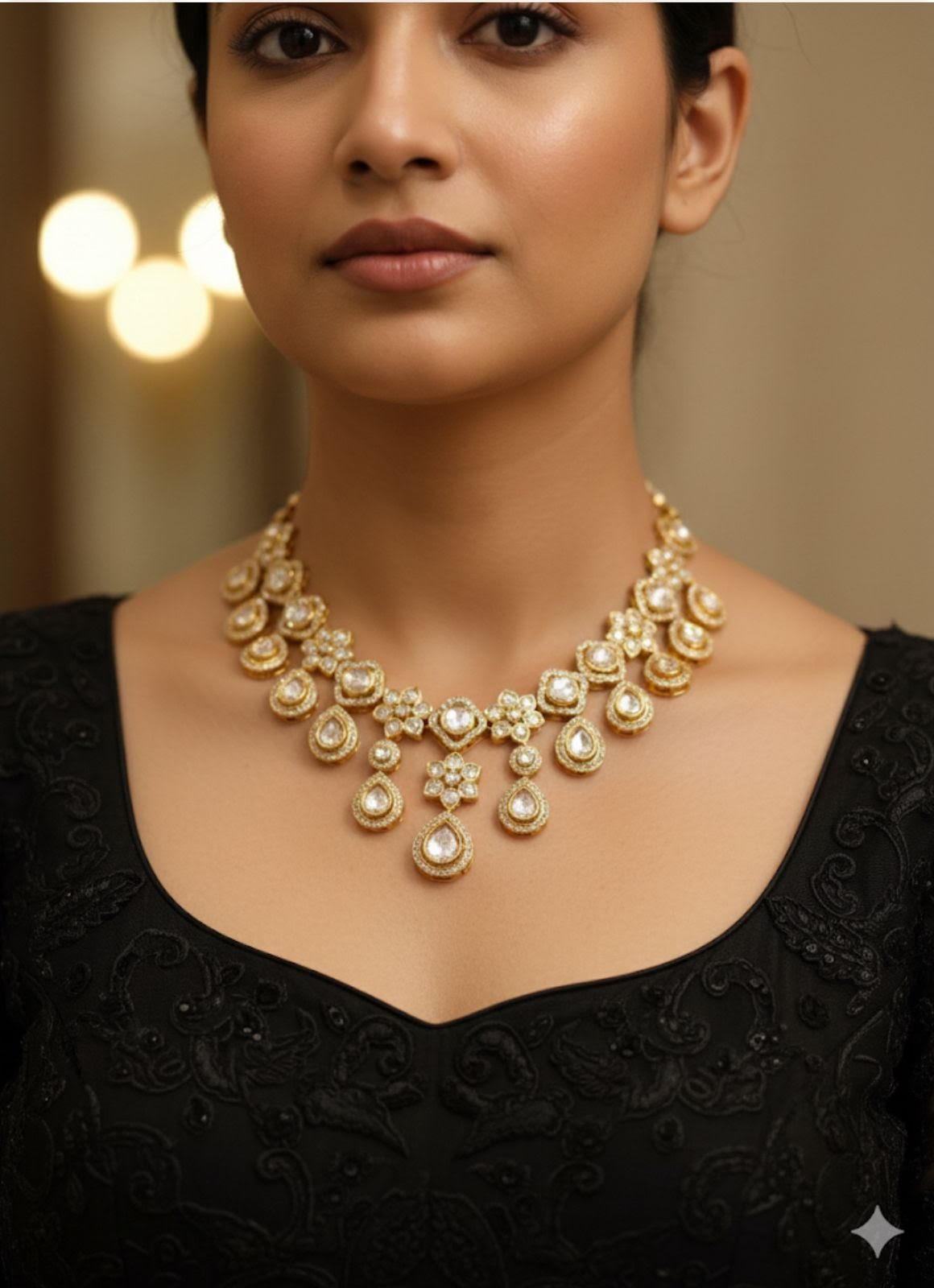 Saanvi Polki Necklace Set