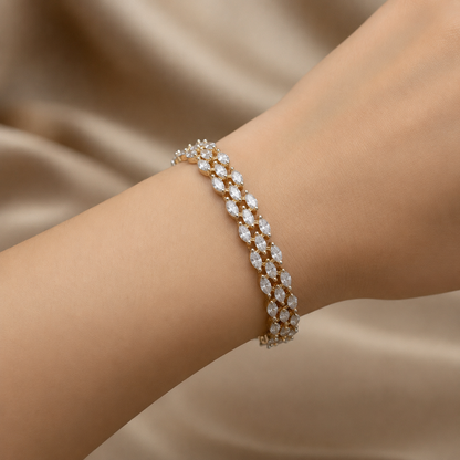 Aurelia Marquise American Diamond Bracelet