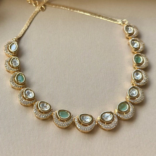 Mint Eira Shine Necklace Set