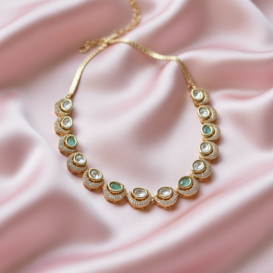 Mint Eira Shine Necklace Set