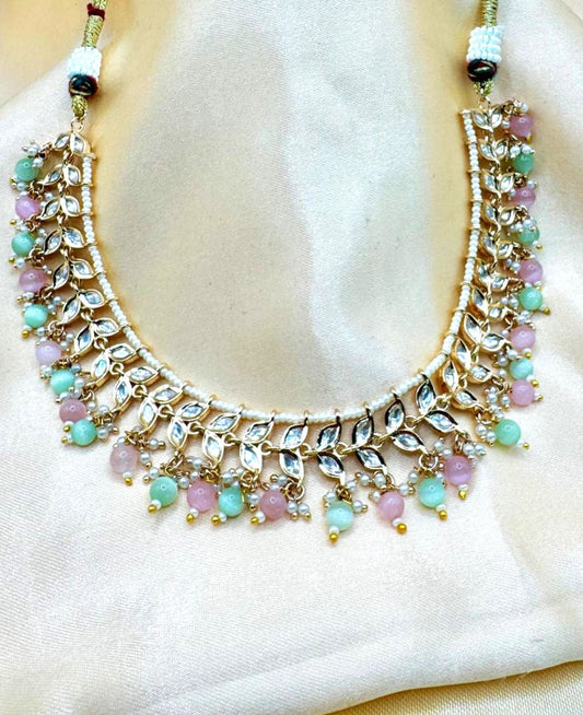 Pink Mint Gulbahar Grace Jewellery Set