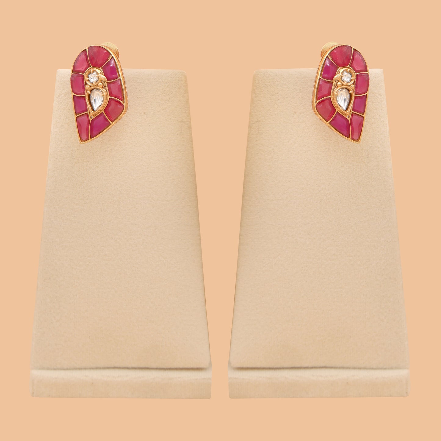 Patralekha Multicolour Kundan Leaf Necklace Set