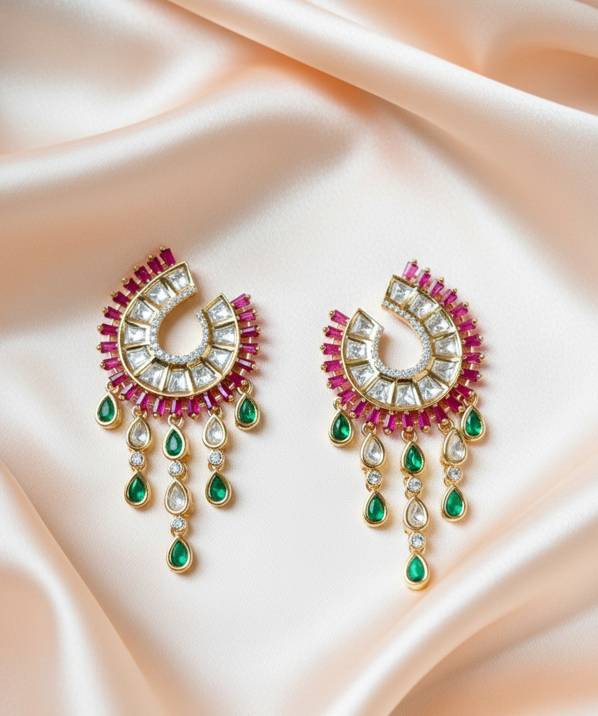 Aarika Festive Chandelier Earrings