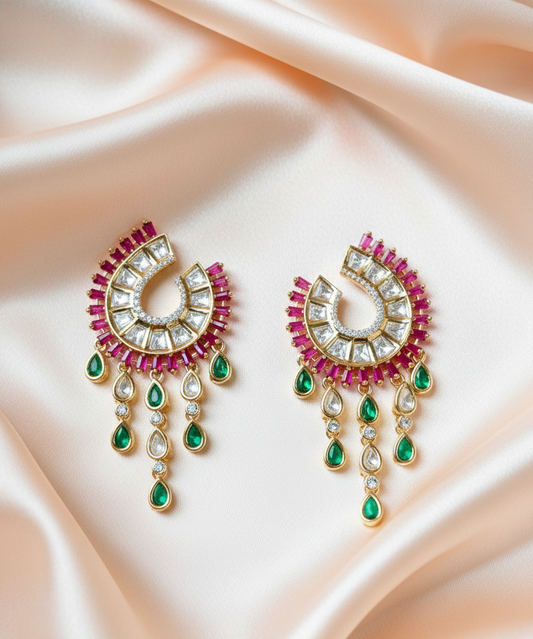 Aarika Festive Chandelier Earrings