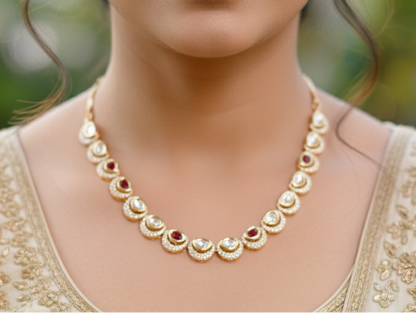 Ruby Eira Shine Necklace Set