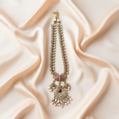 Shyara Ruby Jewellery Set