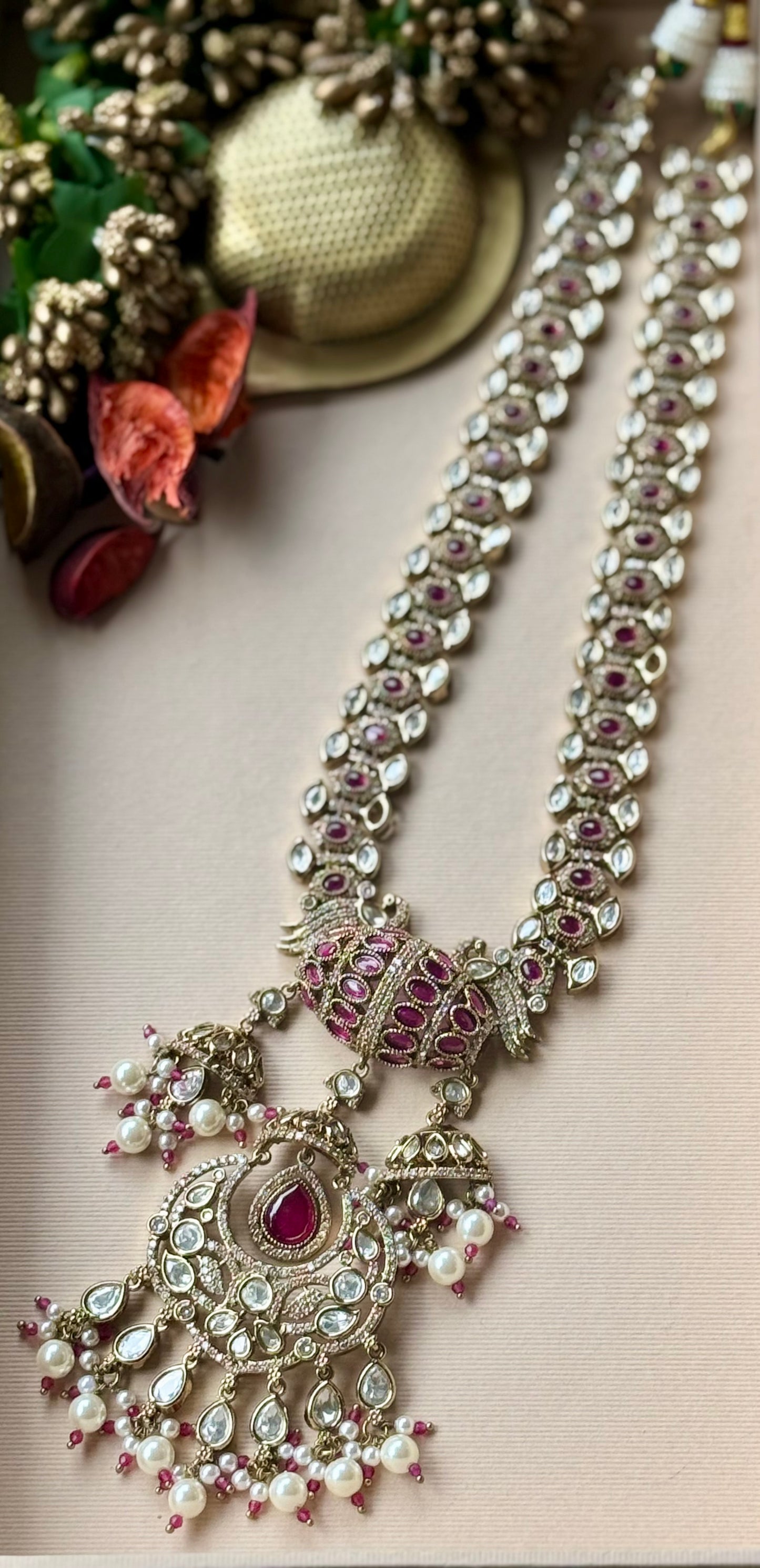 Shyara Ruby Jewellery Set
