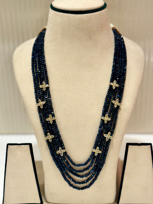 Blue Sapphire Aahira Strand Mala