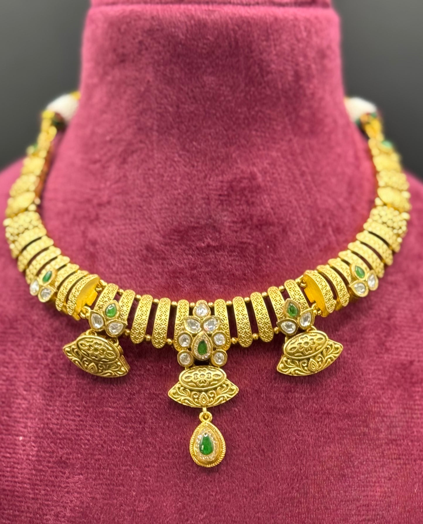Eshani Temple Bloom Jewellery Set