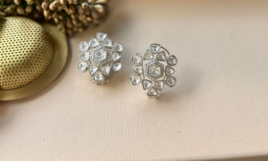 Arzoo Moissanite Studs