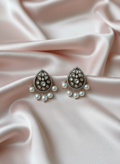 Pearl Dewdrop Polki Tops